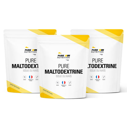 Pack de 3 Maltodextrine PURE AM Nutrition