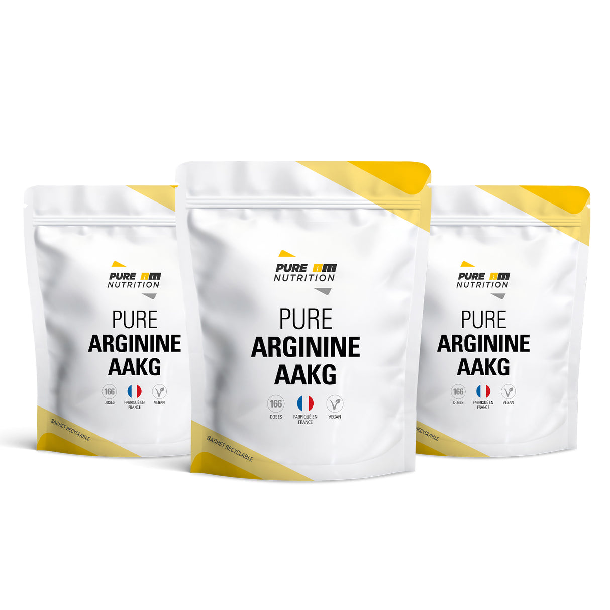 Pack de 3 PURE arginine AAKG