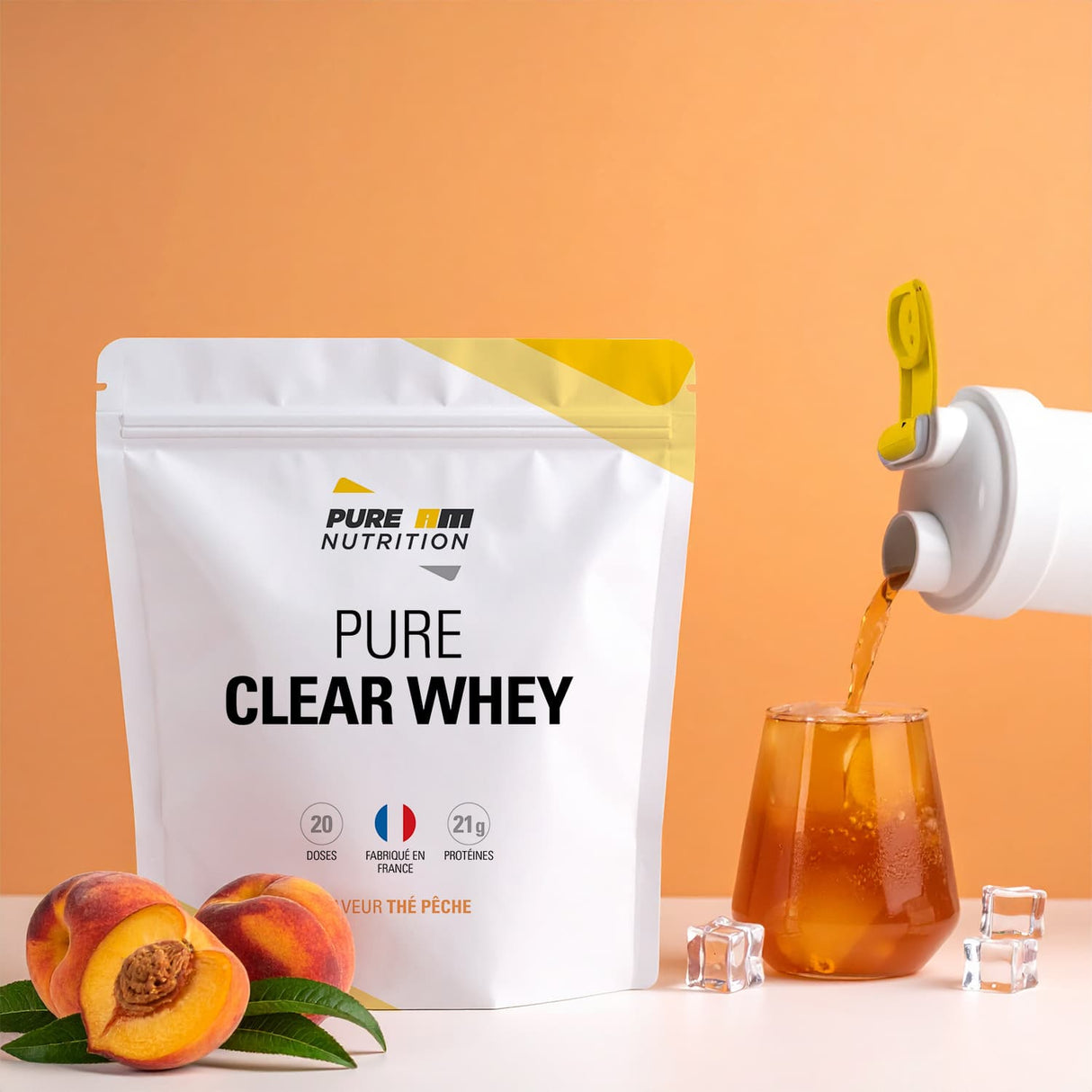 Clear Whey Thé pêche AM Nutrition