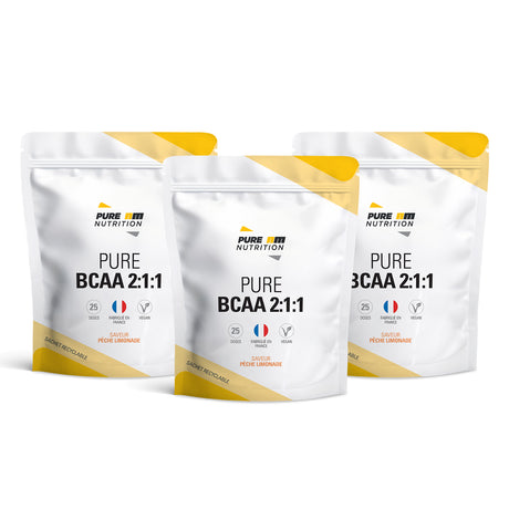PURE BCAA 2:1:1 poudre - Thé pêche
