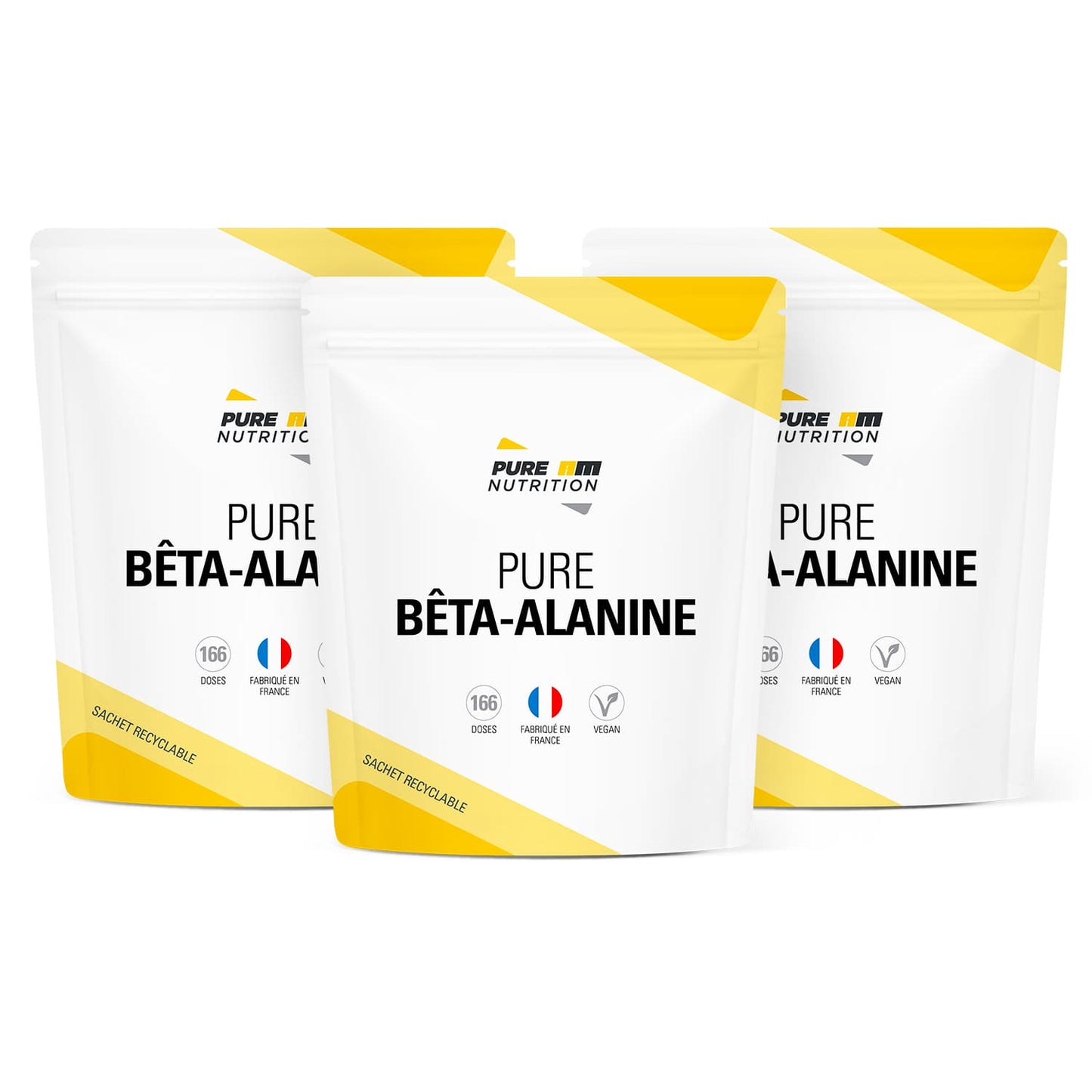 Pack de 3 Bêta-alanine PURE AM Nutrition