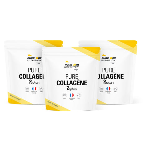 Pack de 3 collagène Peptan PURE AM Nutrition