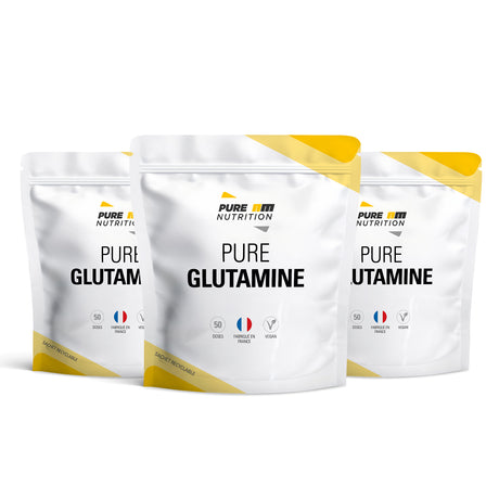 Pack de 3 sachets 500 g de glutamine