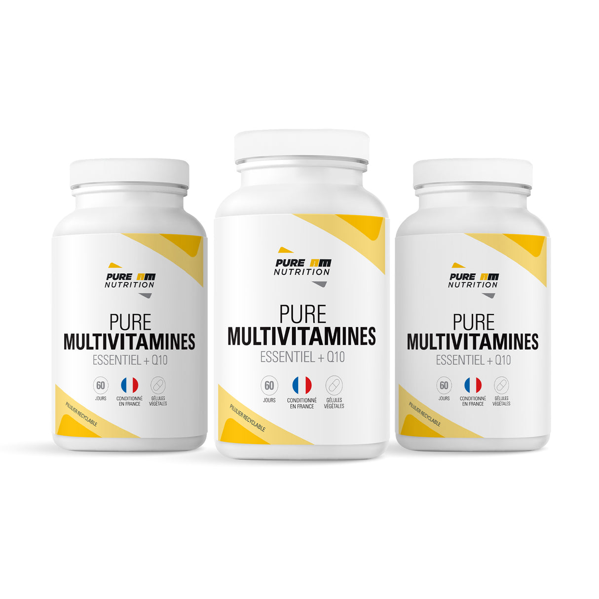 Pack de 3 multivitamines Essentiel + Q10