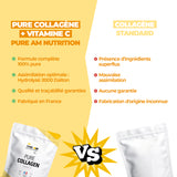 Collagène PURE AM nutrition vs concurrence 