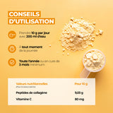 Conseils d'utilisation du collagène marin + vitamine C 