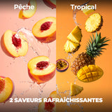2 saveurs rafraichissantes 