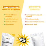 PURE Citrulline vs concurrents 