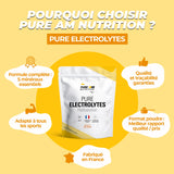 Caractéristiques PURE électrolytes AM Nutrition 