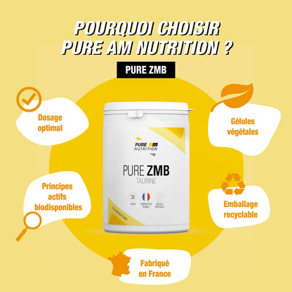 Caractéristiques ZMB PURE AM Nutrition