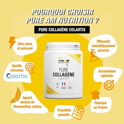 Caractéristiques collagène PURE AM Nutrition