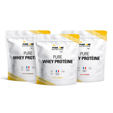 Pack de 3 whey protéines