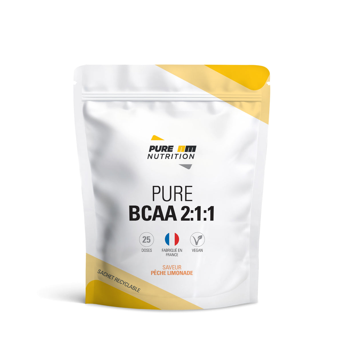 PURE BCAA 2:1:1 poudre - Thé pêche AM Nutrition